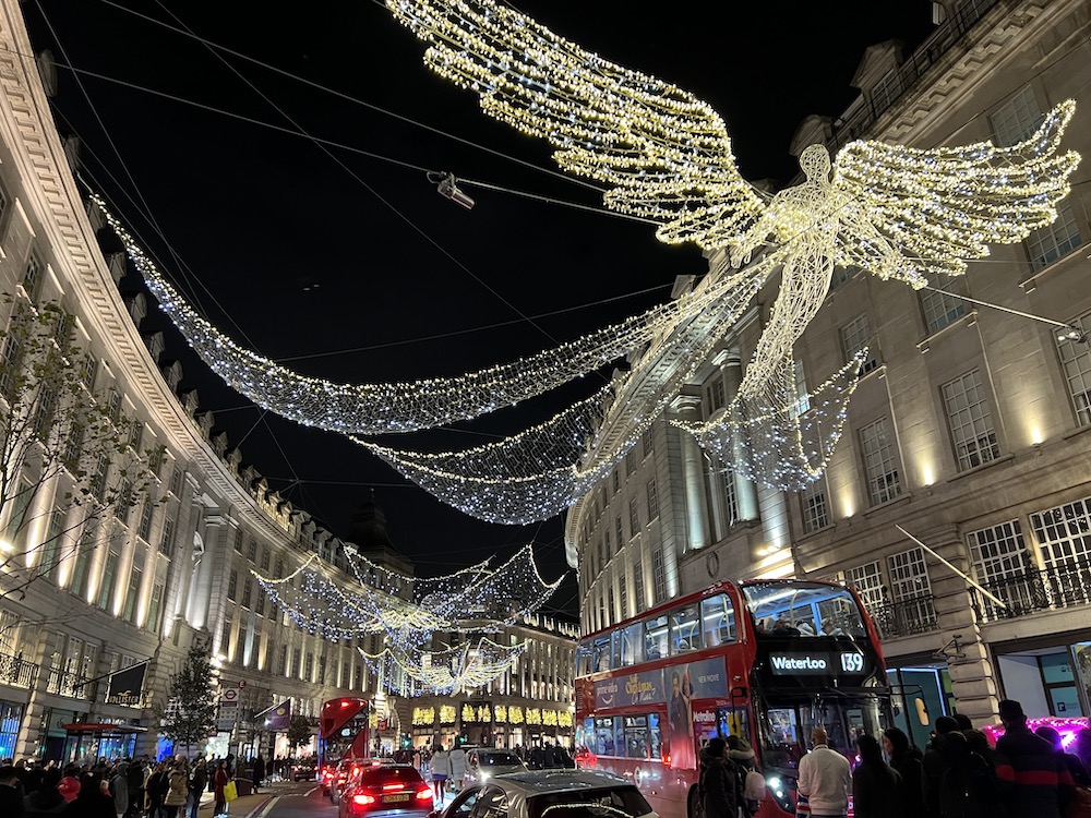 ロンドン　クリスマスイルミネーション